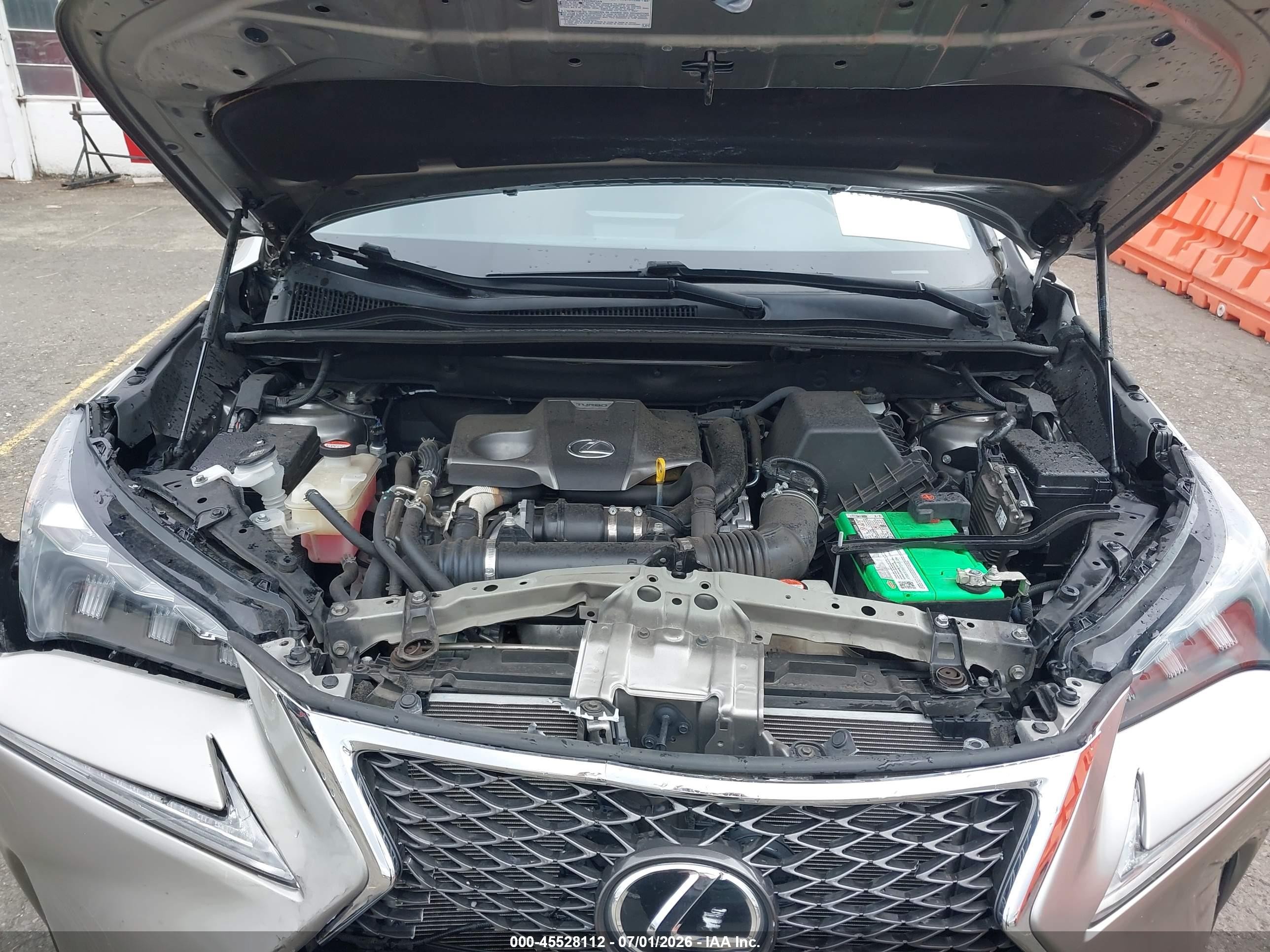 2015 Lexus Nx 200t F Sport Silver vin: JTJBARBZ7F2045842