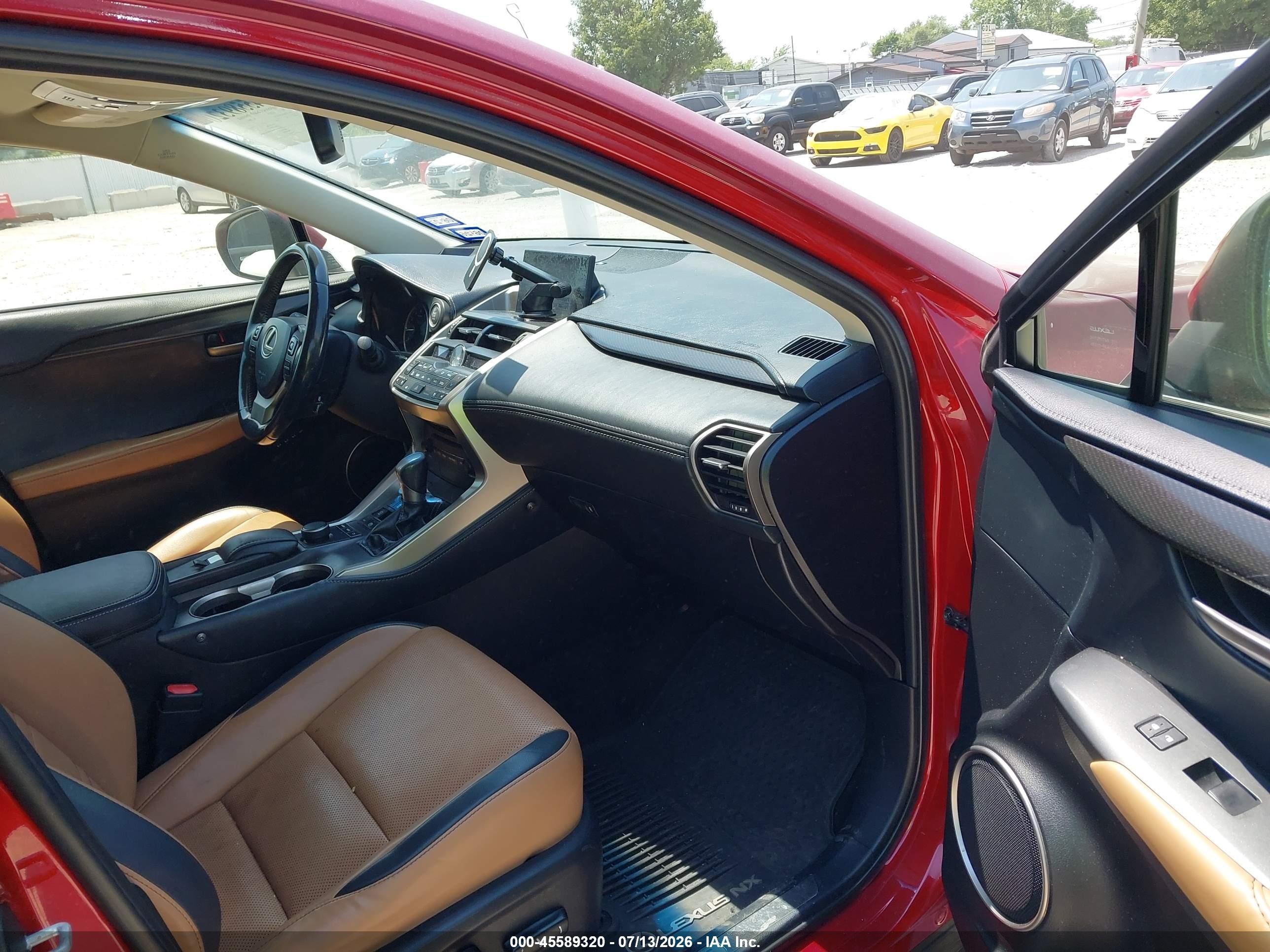 2015 Lexus Nx 200t   Red vin: JTJBARBZ8F2002207