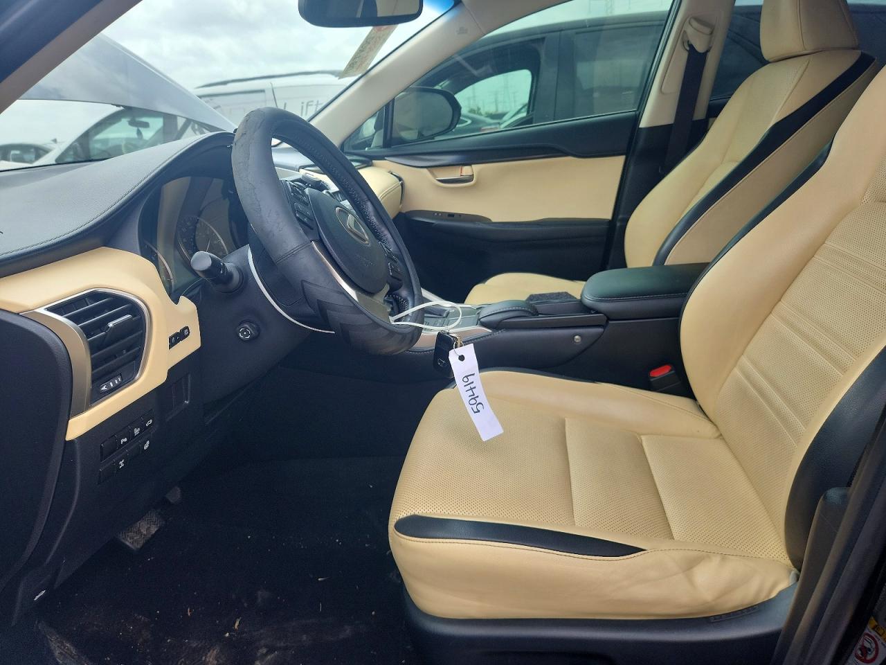 2015 Lexus Nx 200t Black vin: JTJBARBZ8F2002904