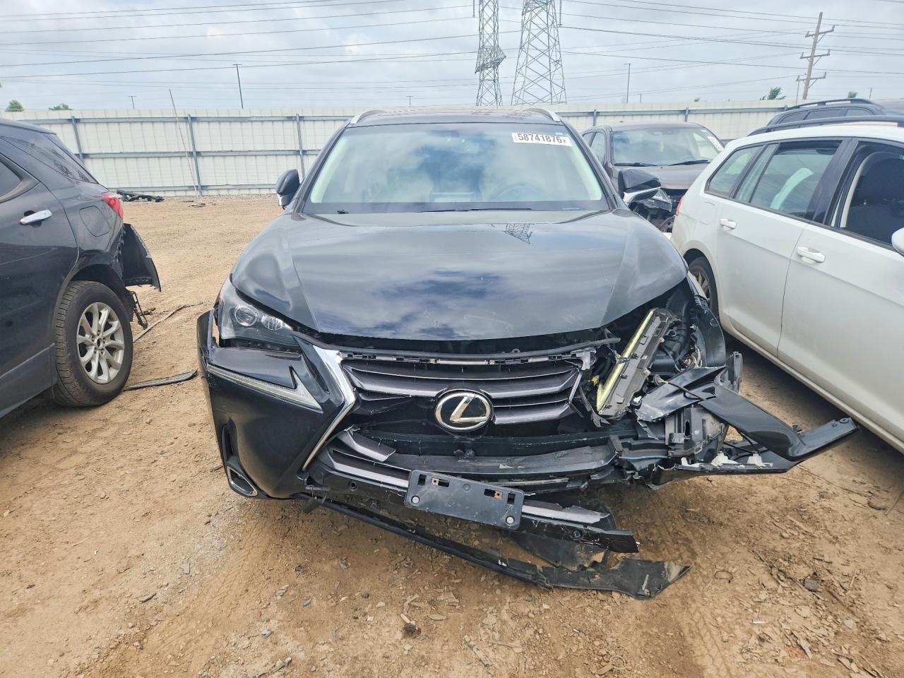 2015 Lexus Nx 200t Black vin: JTJBARBZ8F2002904