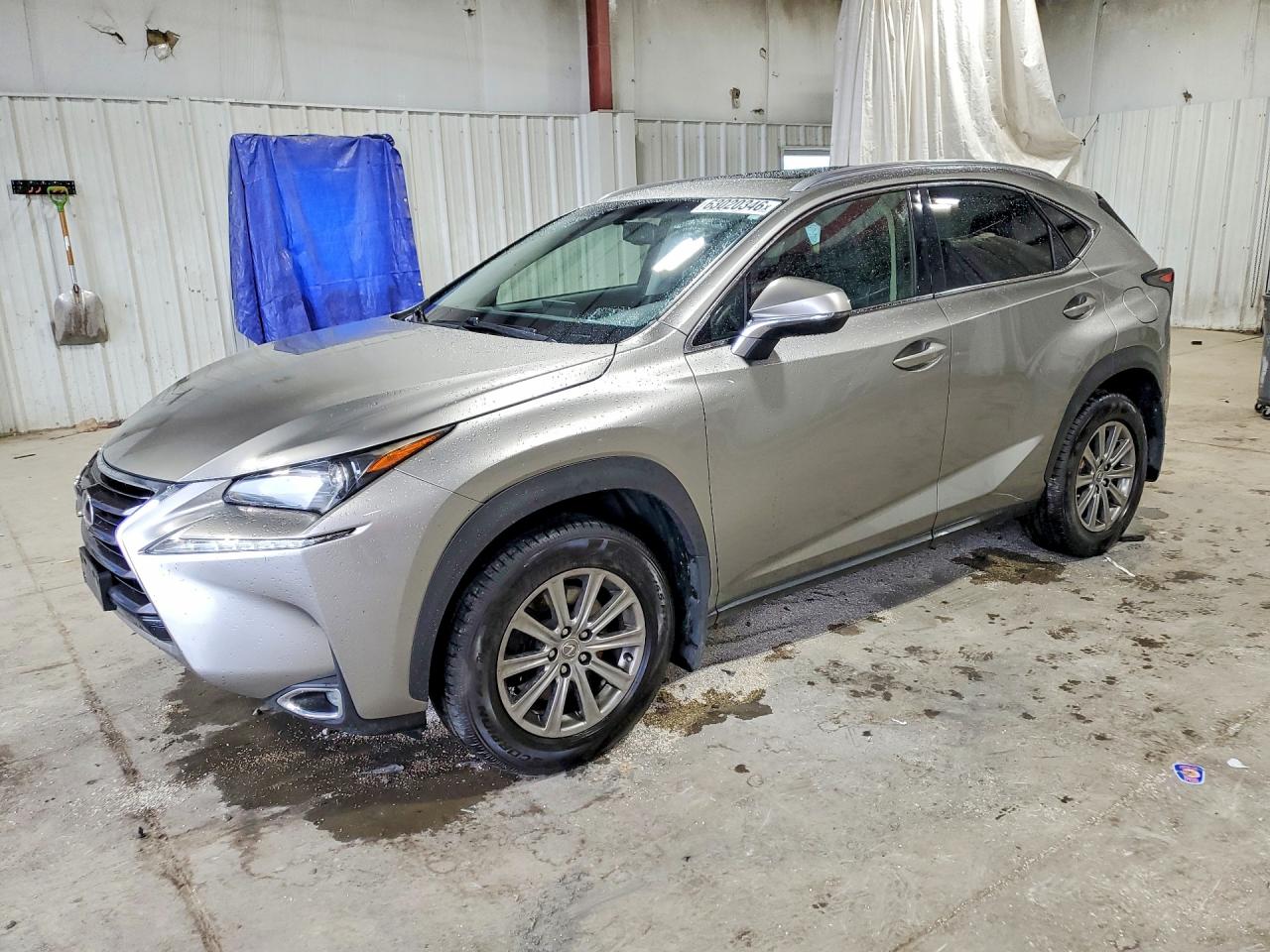 2015 Lexus Nx 200t Silver vin: JTJBARBZ8F2004085