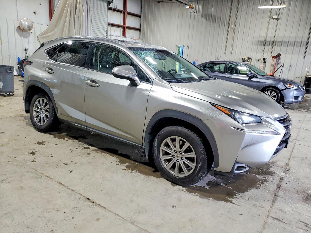 2015 Lexus Nx 200t Silver vin: JTJBARBZ8F2004085