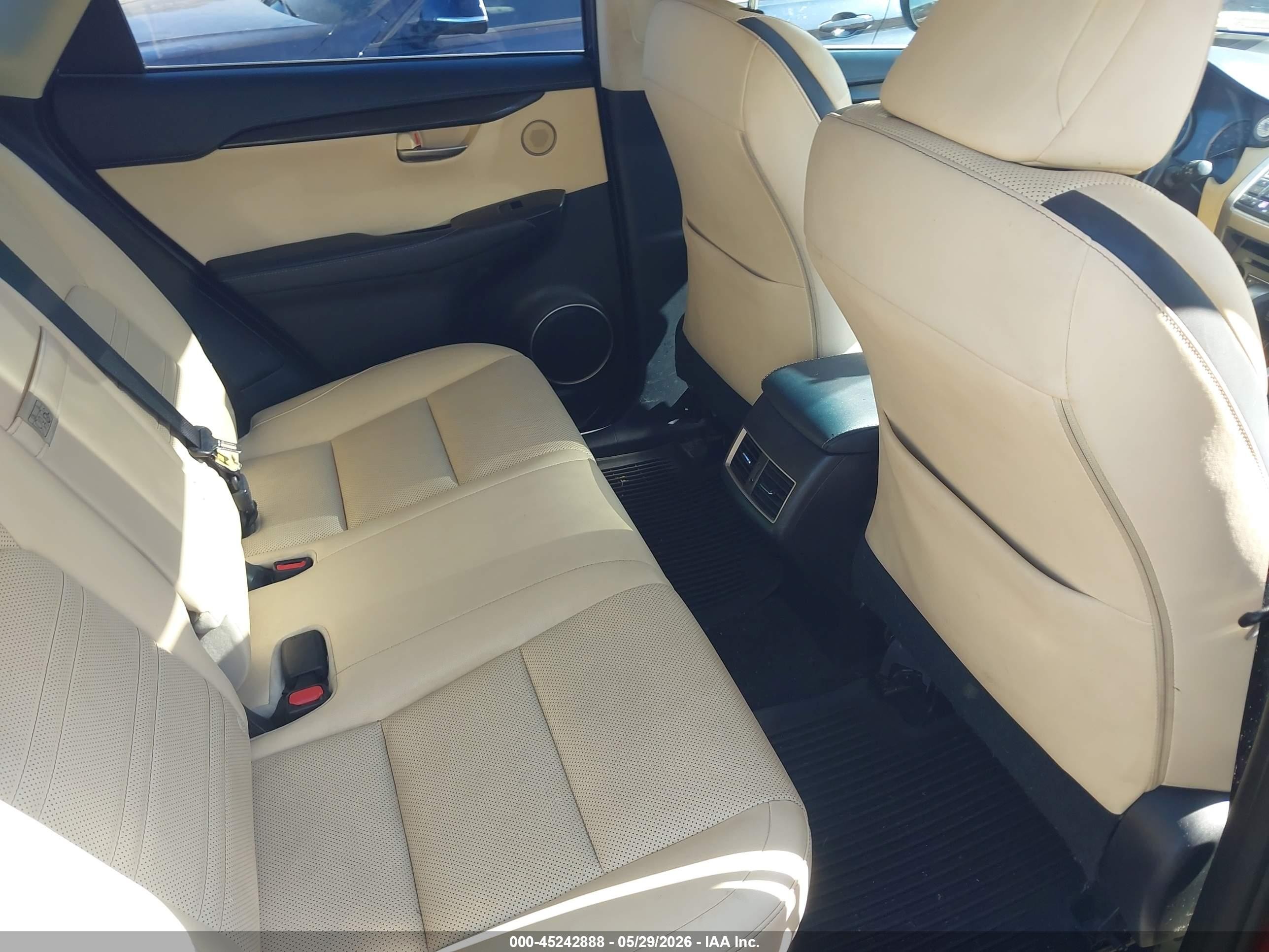 2015 Lexus Nx 200t Red vin: JTJBARBZ8F2006998
