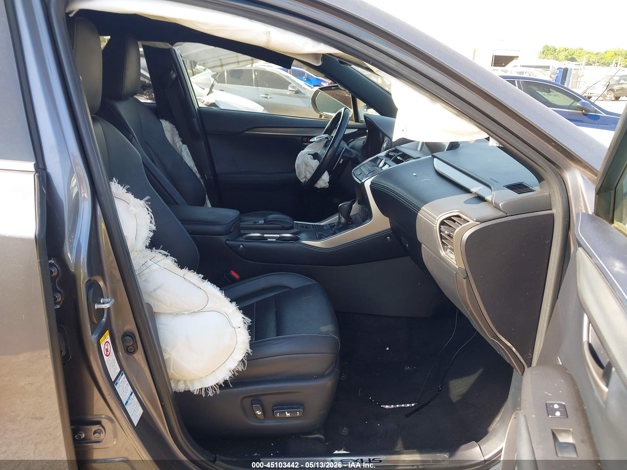 2015 Lexus Nx 200t F Sport Gray vin: JTJBARBZ8F2024093