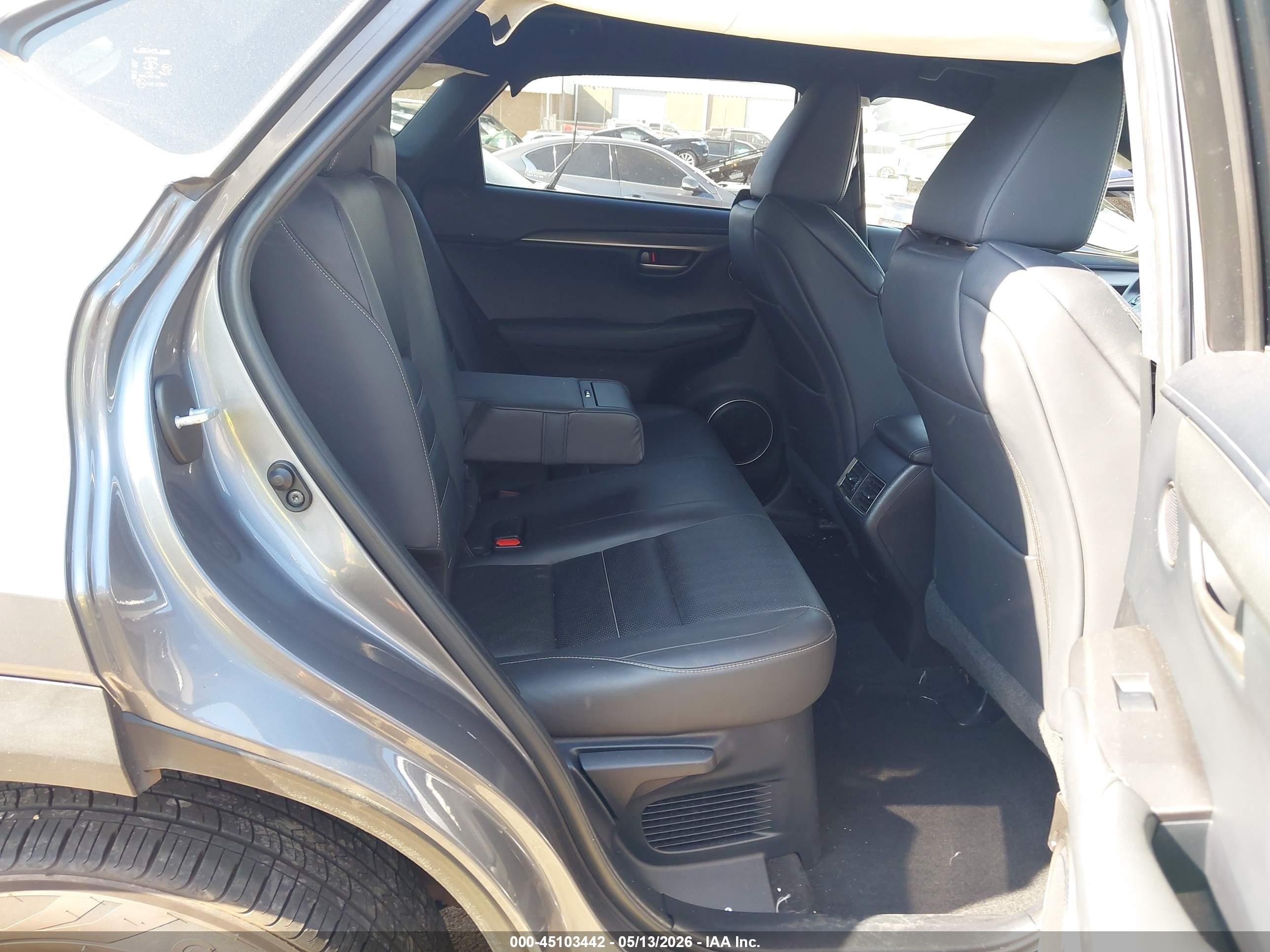2015 Lexus Nx 200t F Sport Gray vin: JTJBARBZ8F2024093