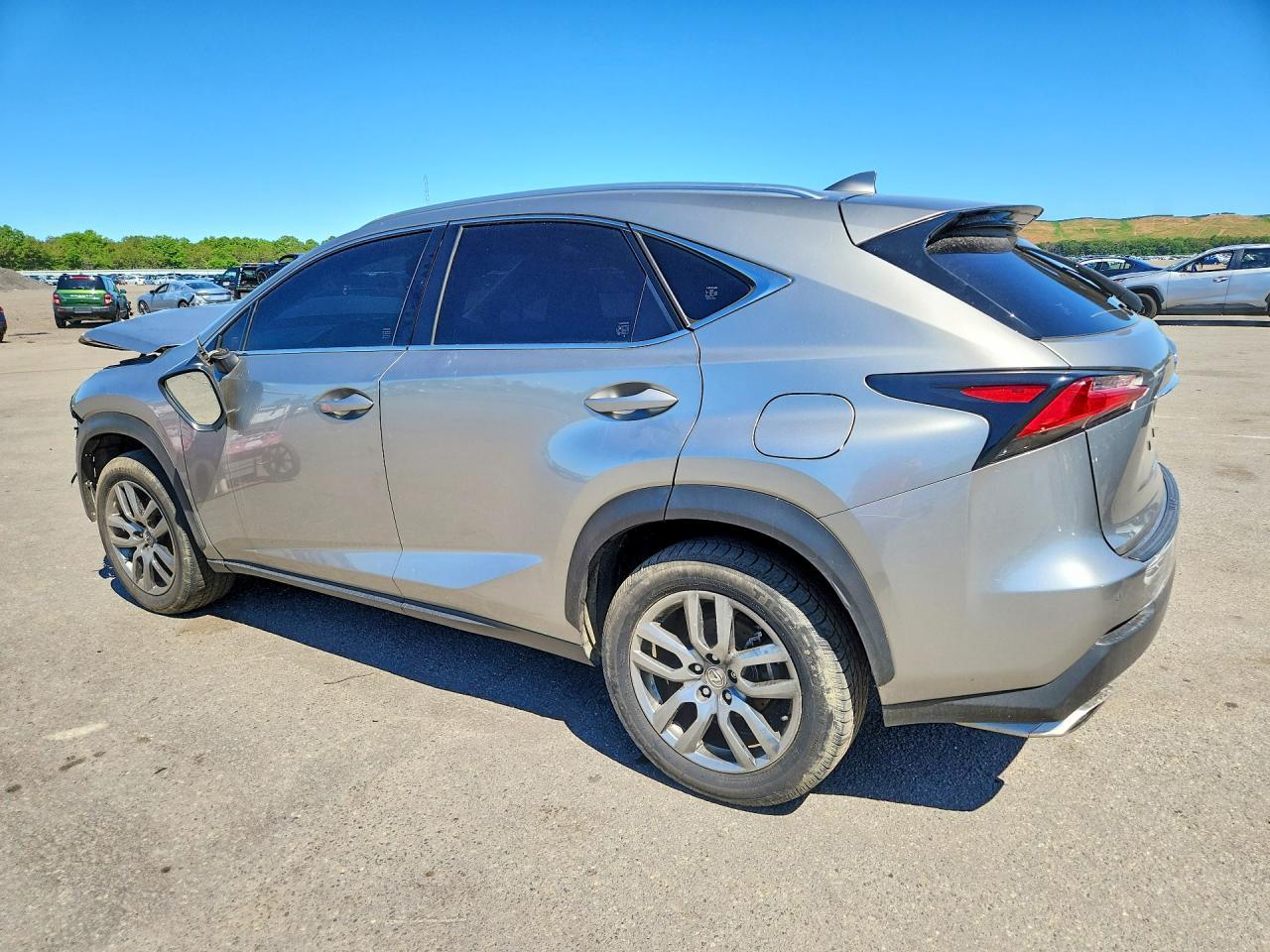 2015 Lexus Nx 200t Silver vin: JTJBARBZ8F2042092