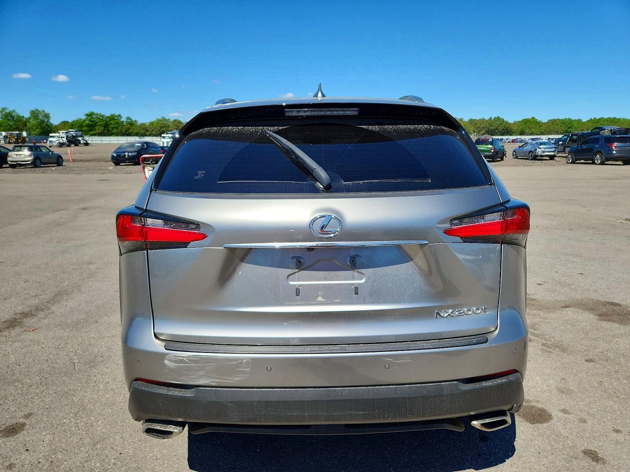 2015 Lexus Nx 200t Silver vin: JTJBARBZ8F2042092
