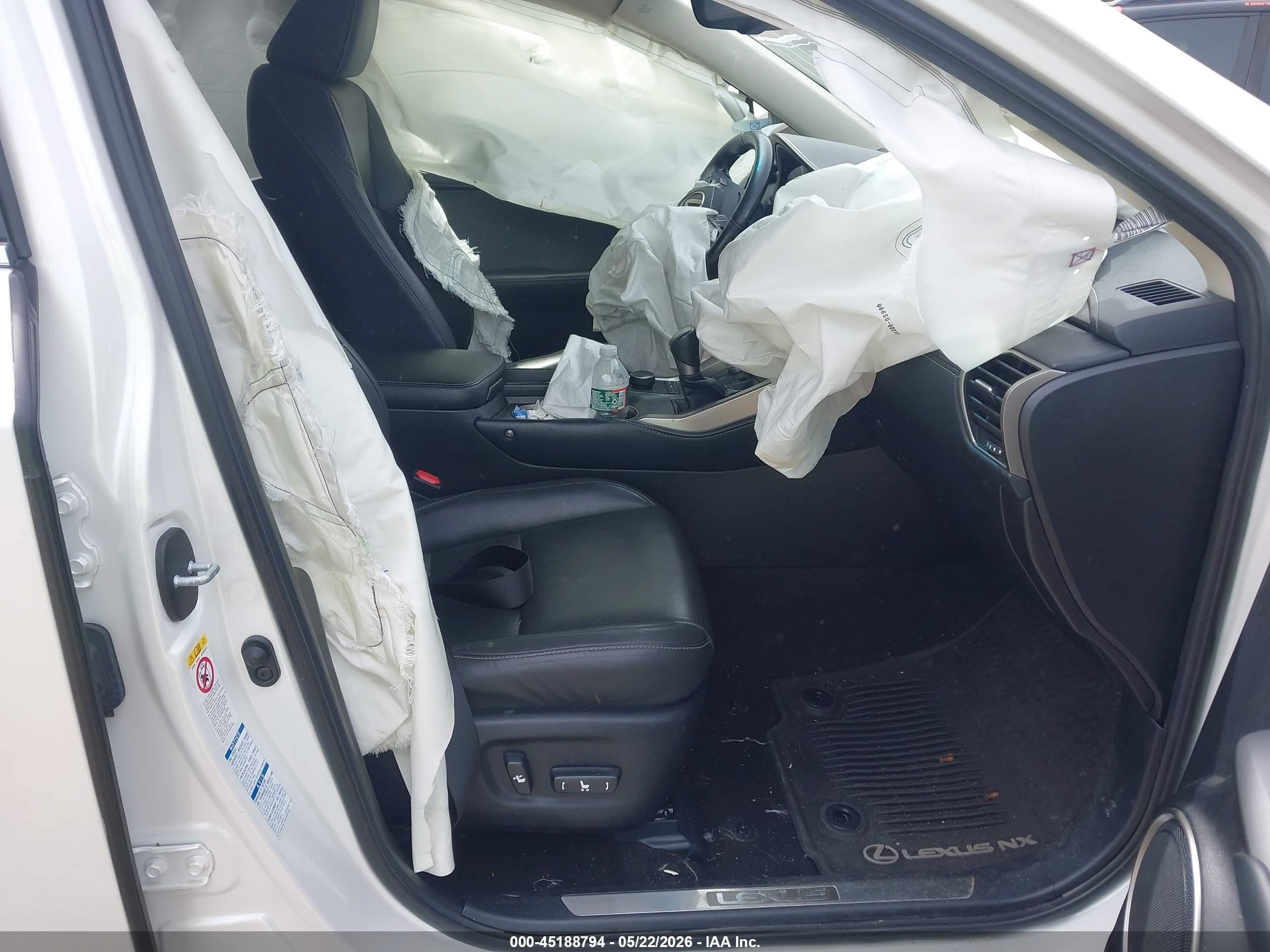 2016 Lexus Nx 200t   White vin: JTJBARBZ8G2059007