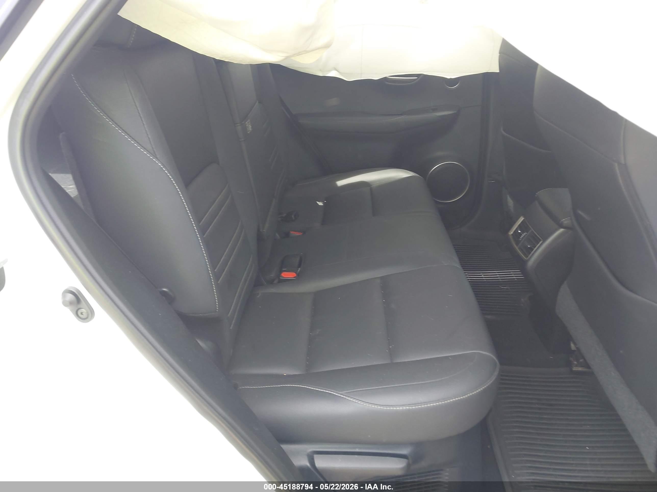 2016 Lexus Nx 200t   White vin: JTJBARBZ8G2059007