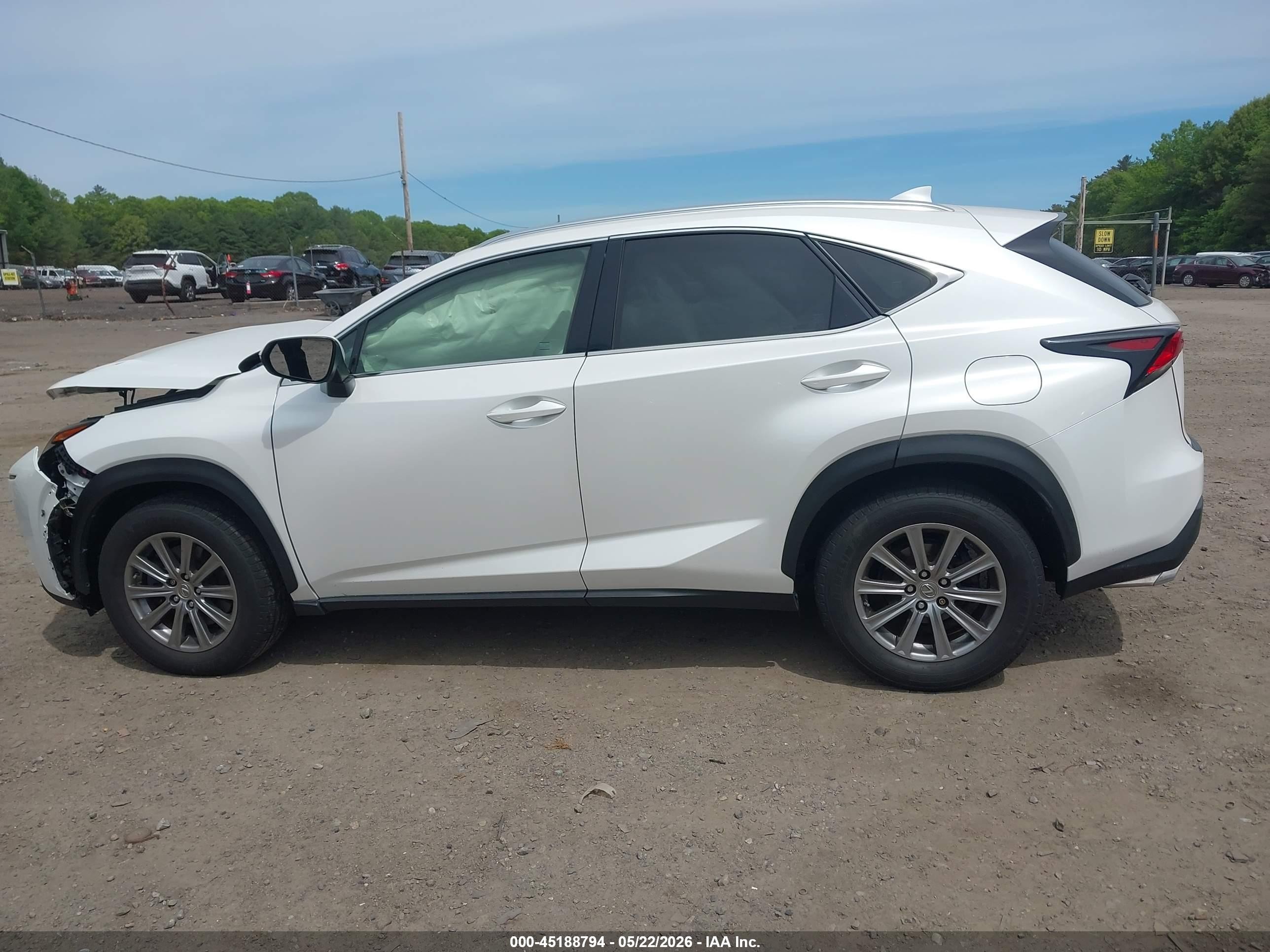 2016 Lexus Nx 200t   White vin: JTJBARBZ8G2059007