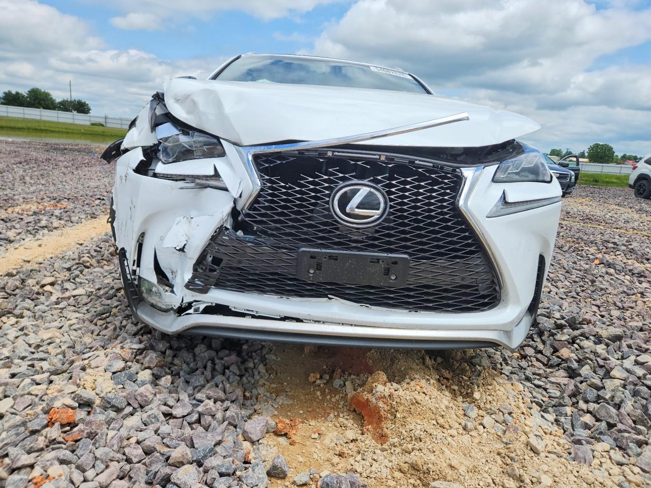 2016 Lexus Nx 200t F Sport White vin: JTJBARBZ8G2090435
