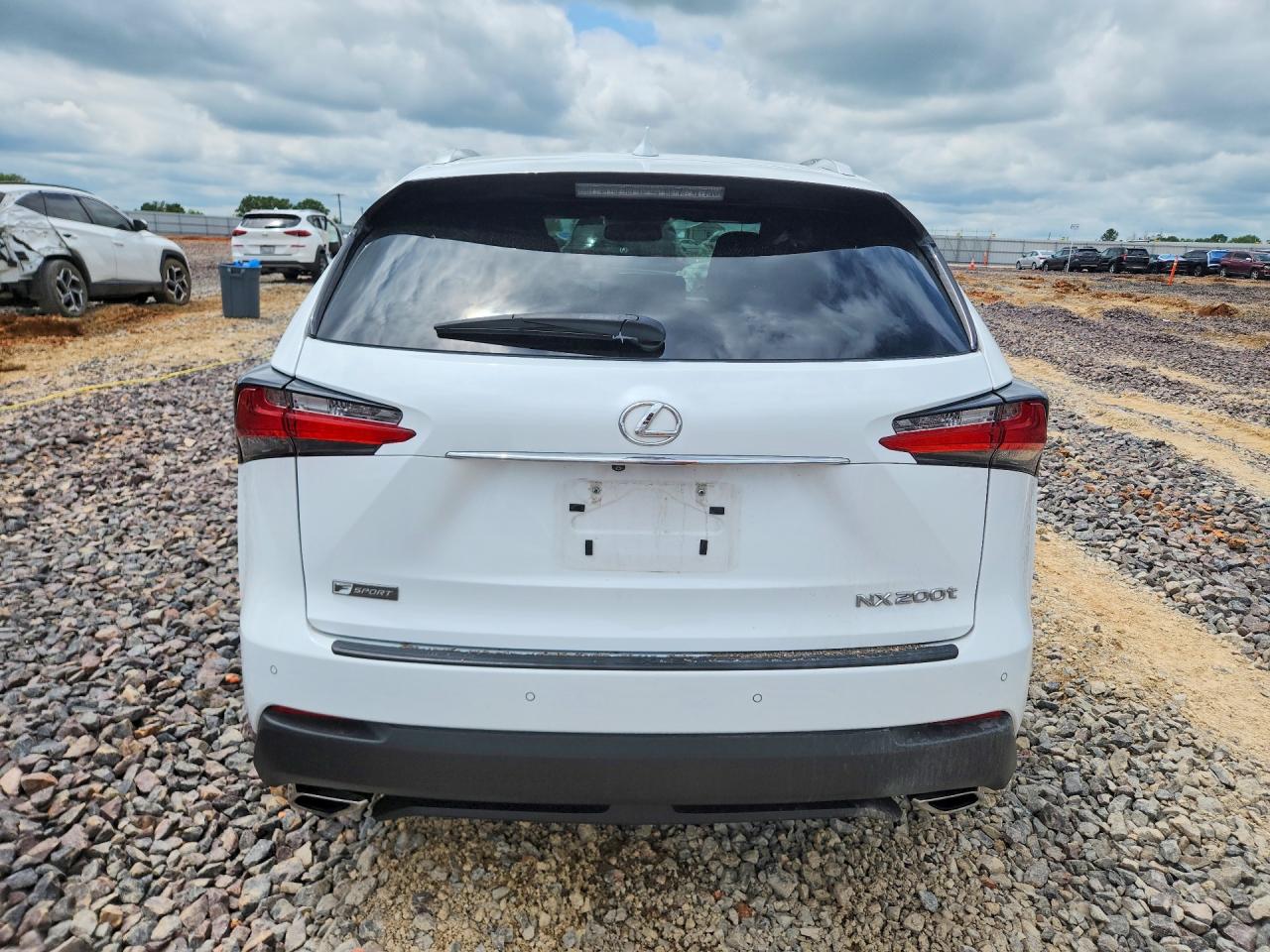 2016 Lexus Nx 200t F Sport White vin: JTJBARBZ8G2090435
