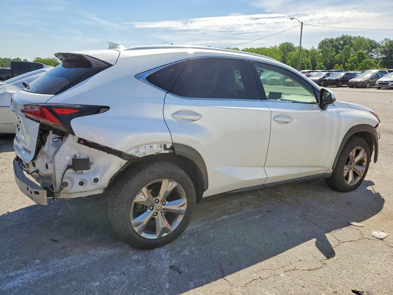 2017 Lexus Nx 200t Base White vin: JTJBARBZ8H2127842