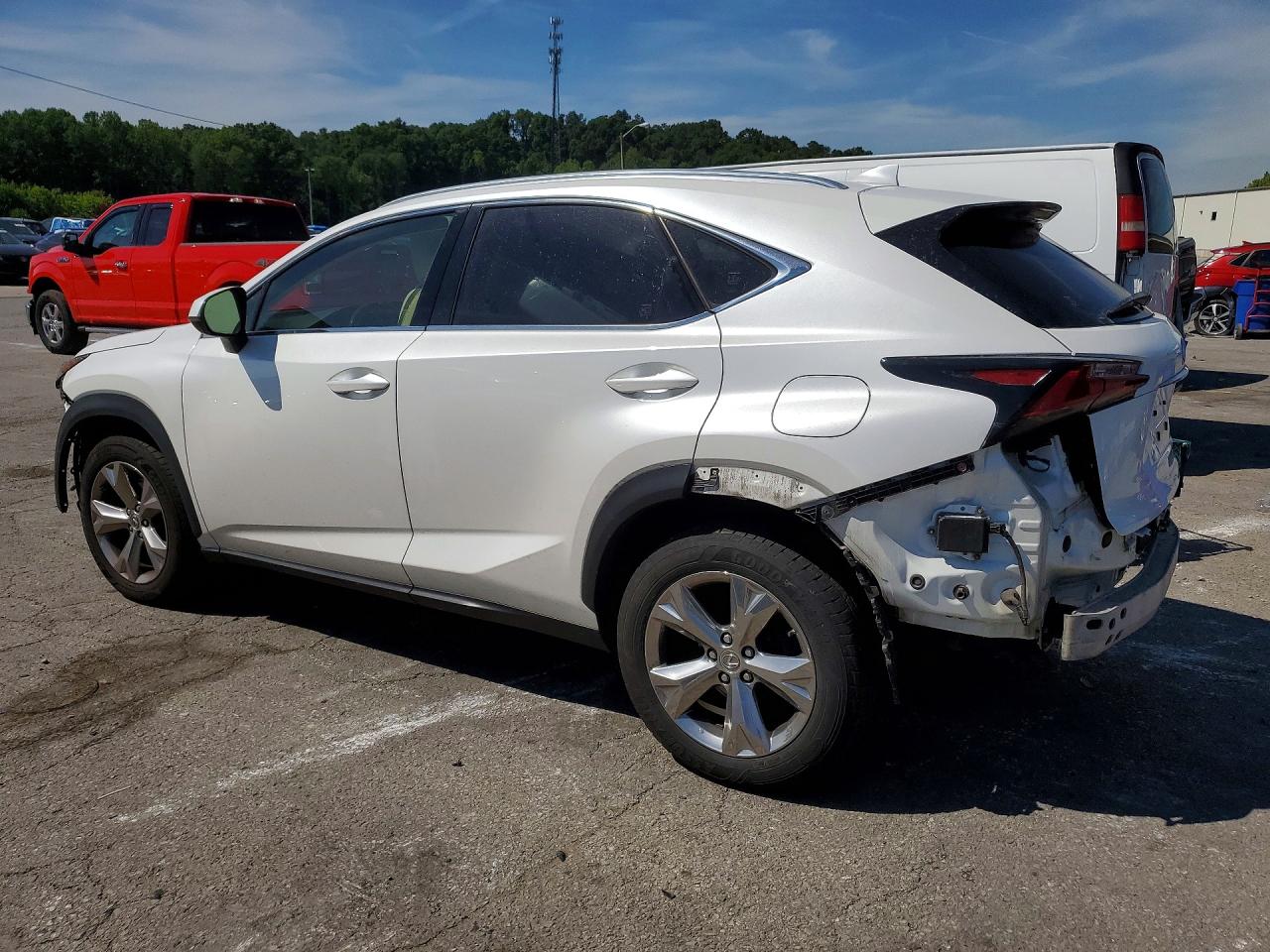 2017 Lexus Nx 200t Base White vin: JTJBARBZ8H2127842
