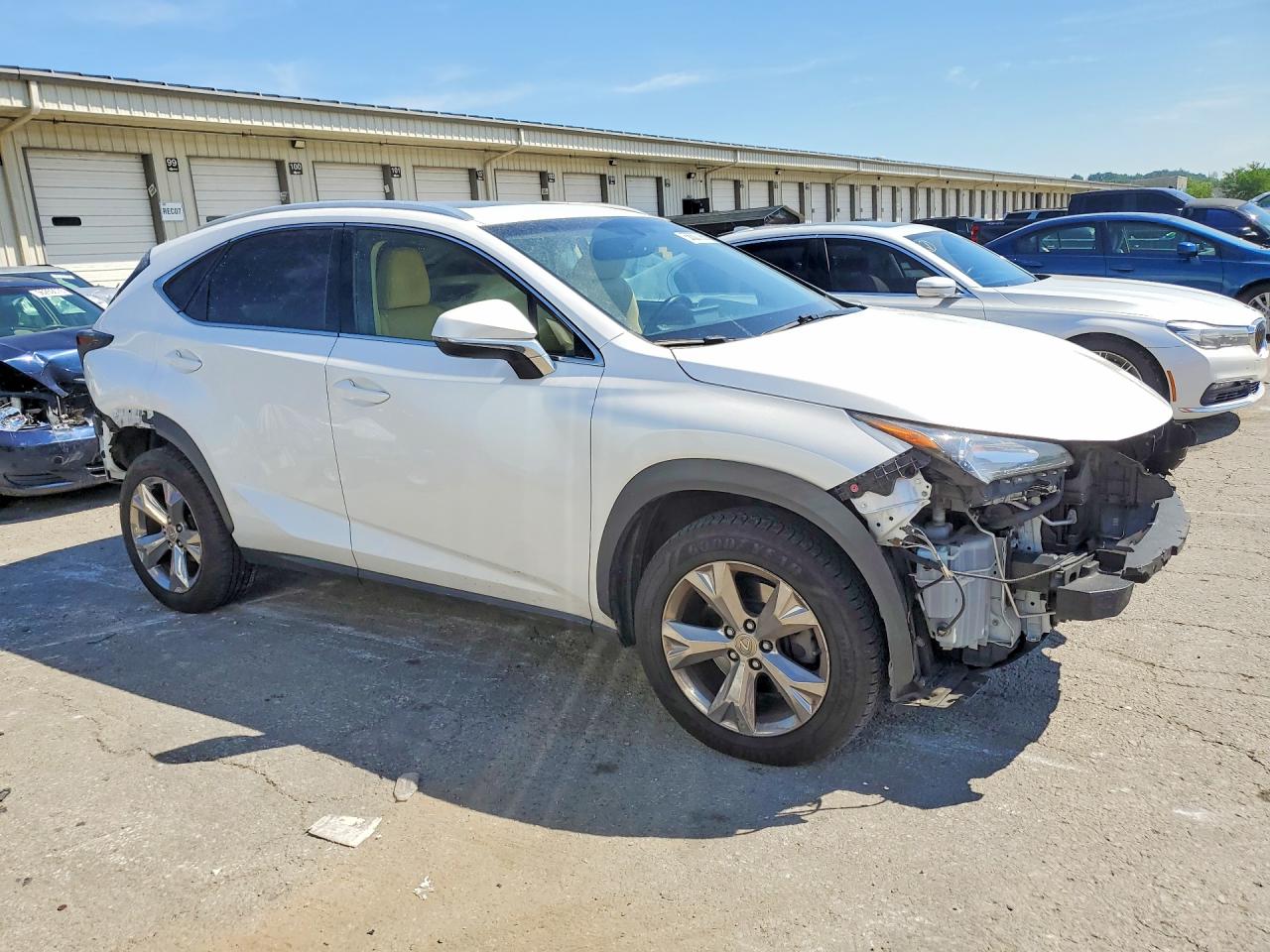 2017 Lexus Nx 200t Base White vin: JTJBARBZ8H2127842