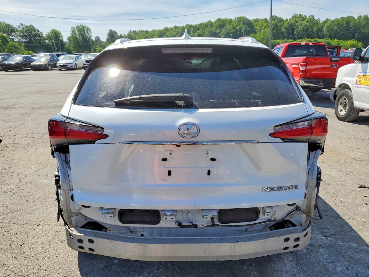 2017 Lexus Nx 200t Base White vin: JTJBARBZ8H2127842