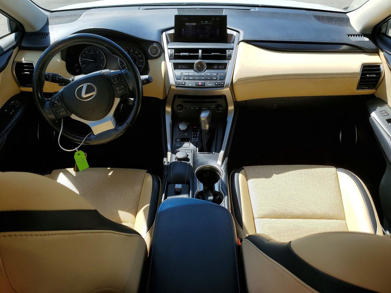 2017 Lexus Nx 200t Base White vin: JTJBARBZ8H2127842