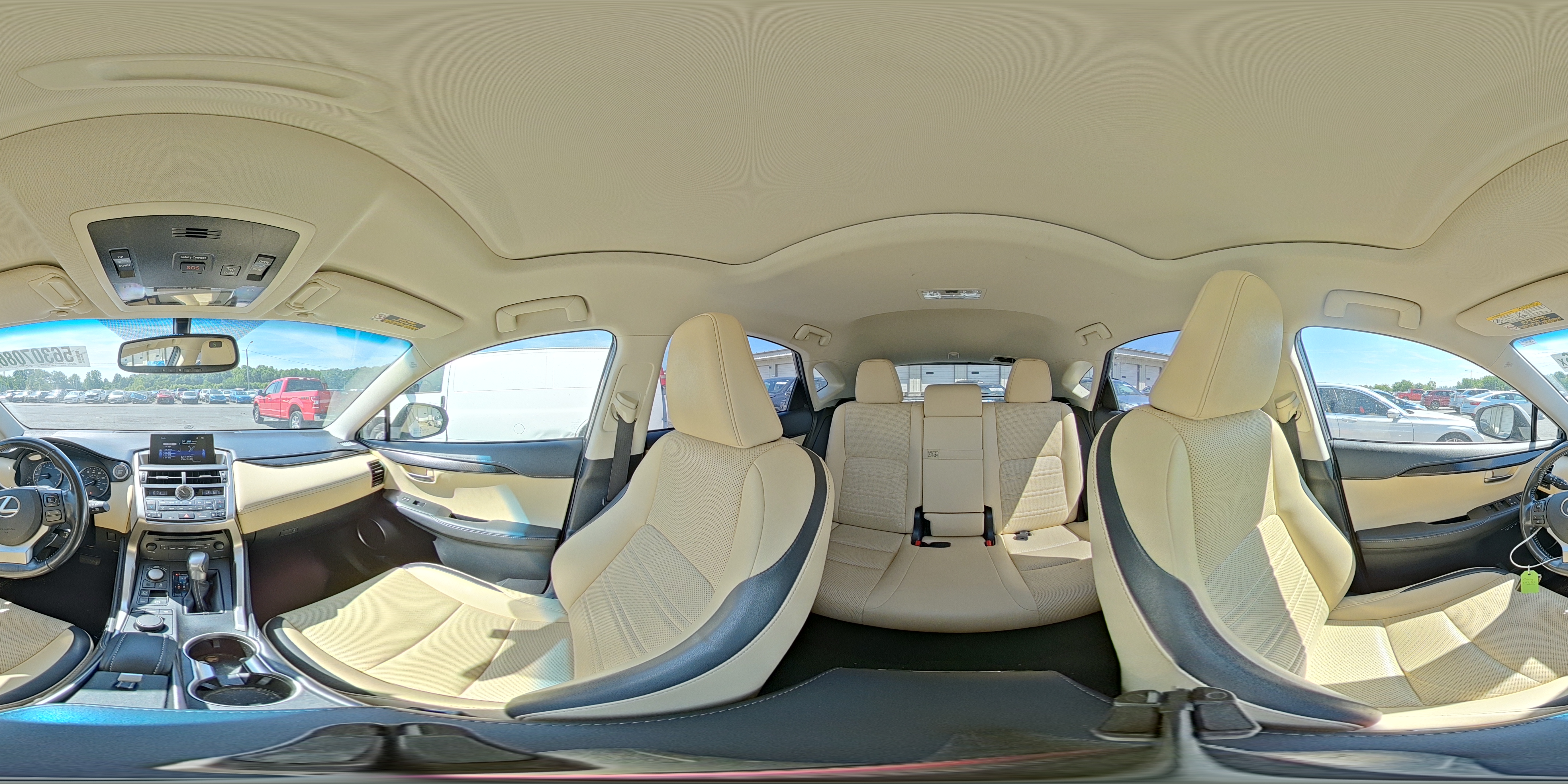 2017 Lexus Nx 200t Base White vin: JTJBARBZ8H2127842