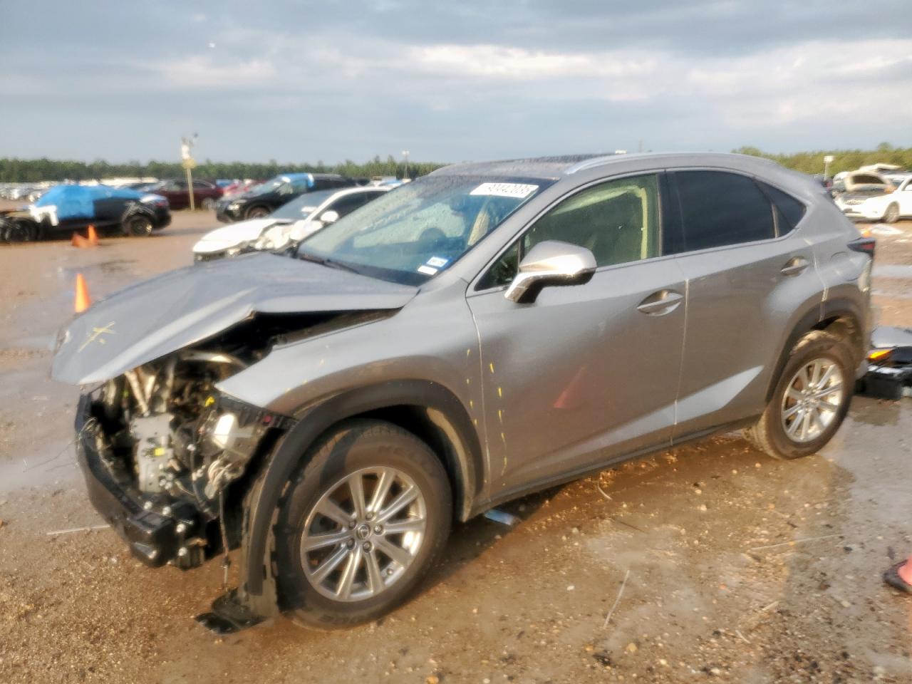 2018 Lexus Nx 300 Base Серый vin: JTJBARBZ8J2162435