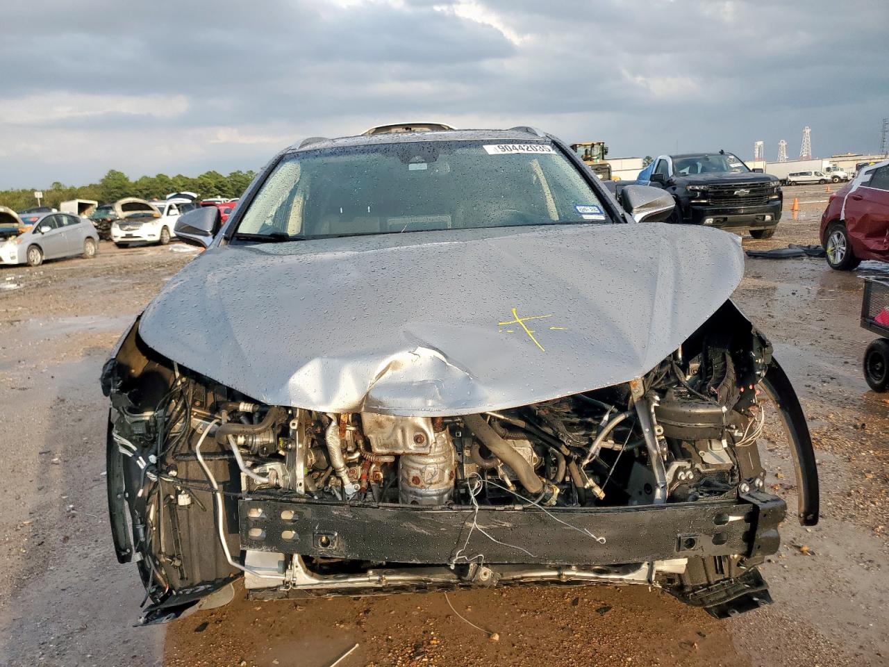 2018 Lexus Nx 300 Base Серый vin: JTJBARBZ8J2162435