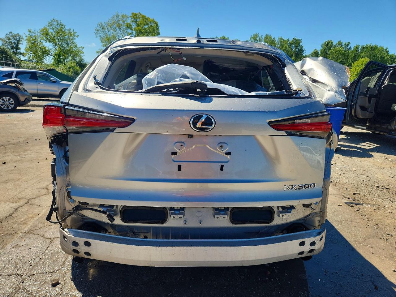 2019 Lexus Nx 300 Base Серебряный vin: JTJBARBZ8K2202269