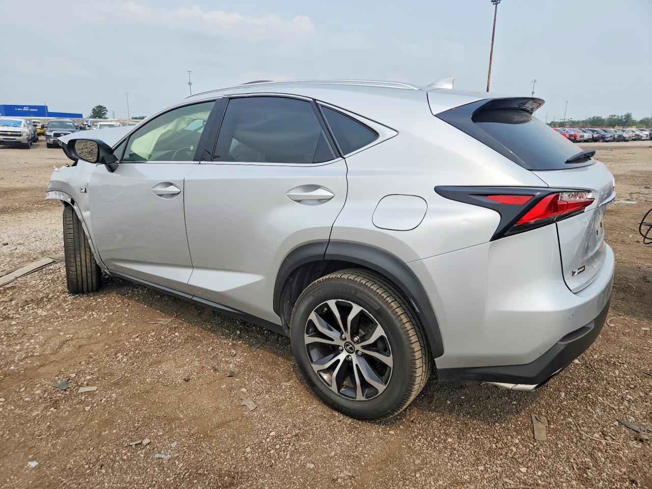 2015 Lexus Nx 200t Silver vin: JTJBARBZ9F2020991