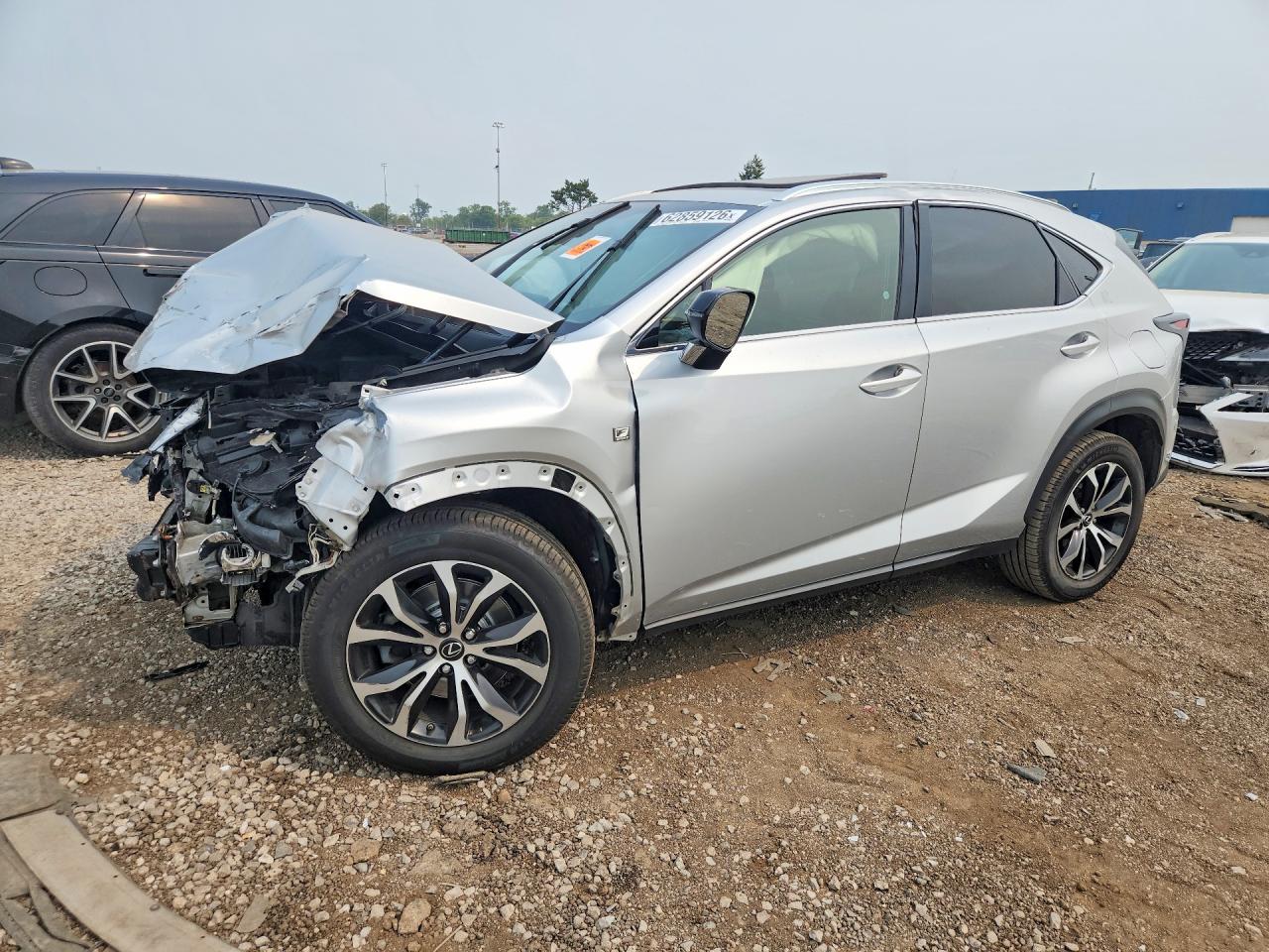 2015 Lexus Nx 200t Silver vin: JTJBARBZ9F2020991