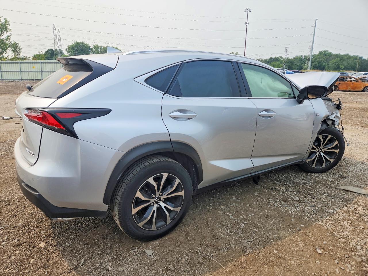 2015 Lexus Nx 200t Silver vin: JTJBARBZ9F2020991