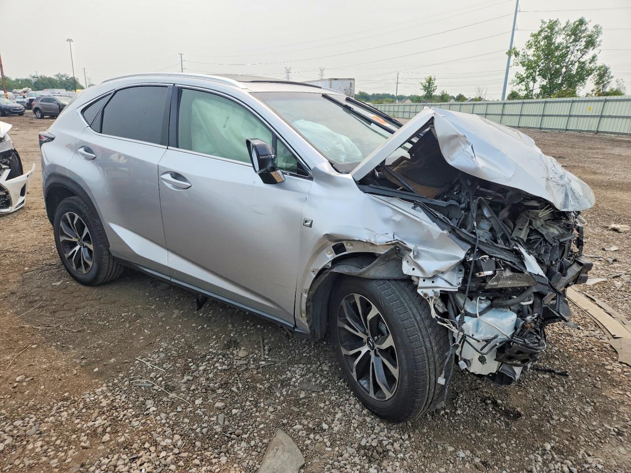 2015 Lexus Nx 200t Silver vin: JTJBARBZ9F2020991