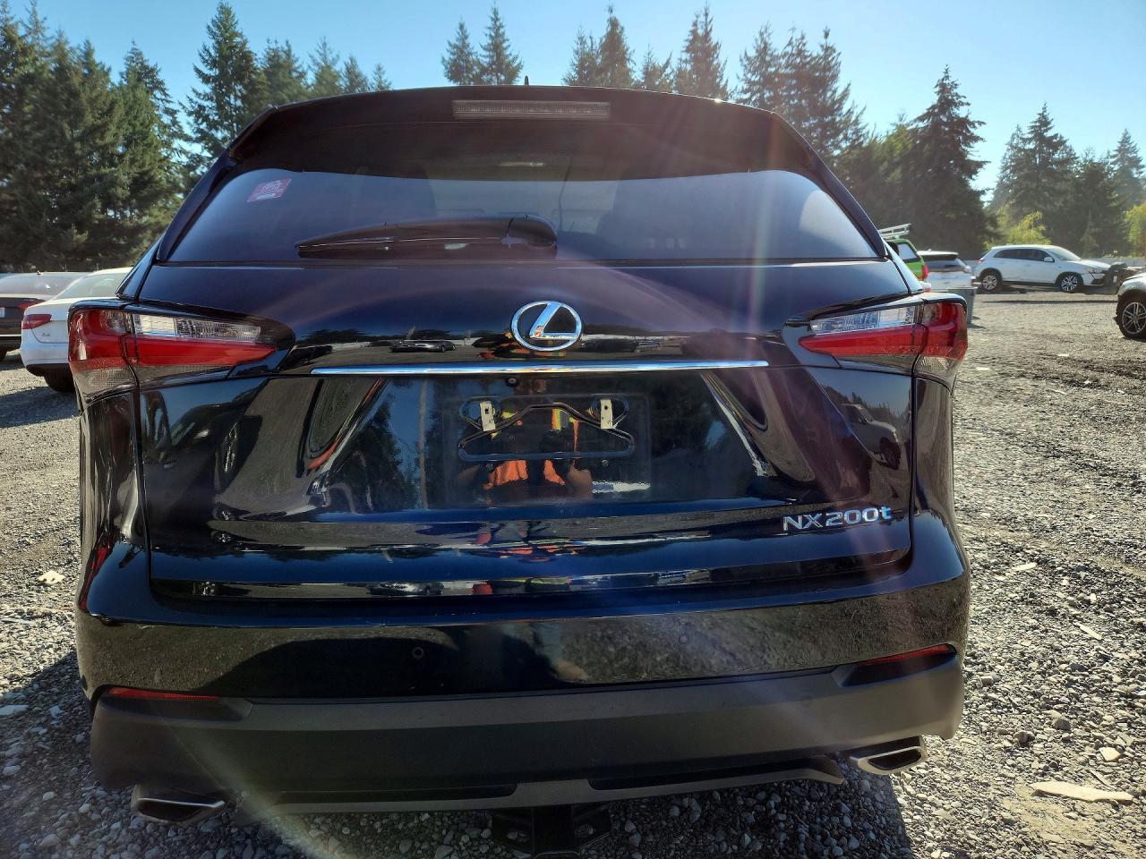 2015 Lexus Nx 200t Black vin: JTJBARBZ9F2021946