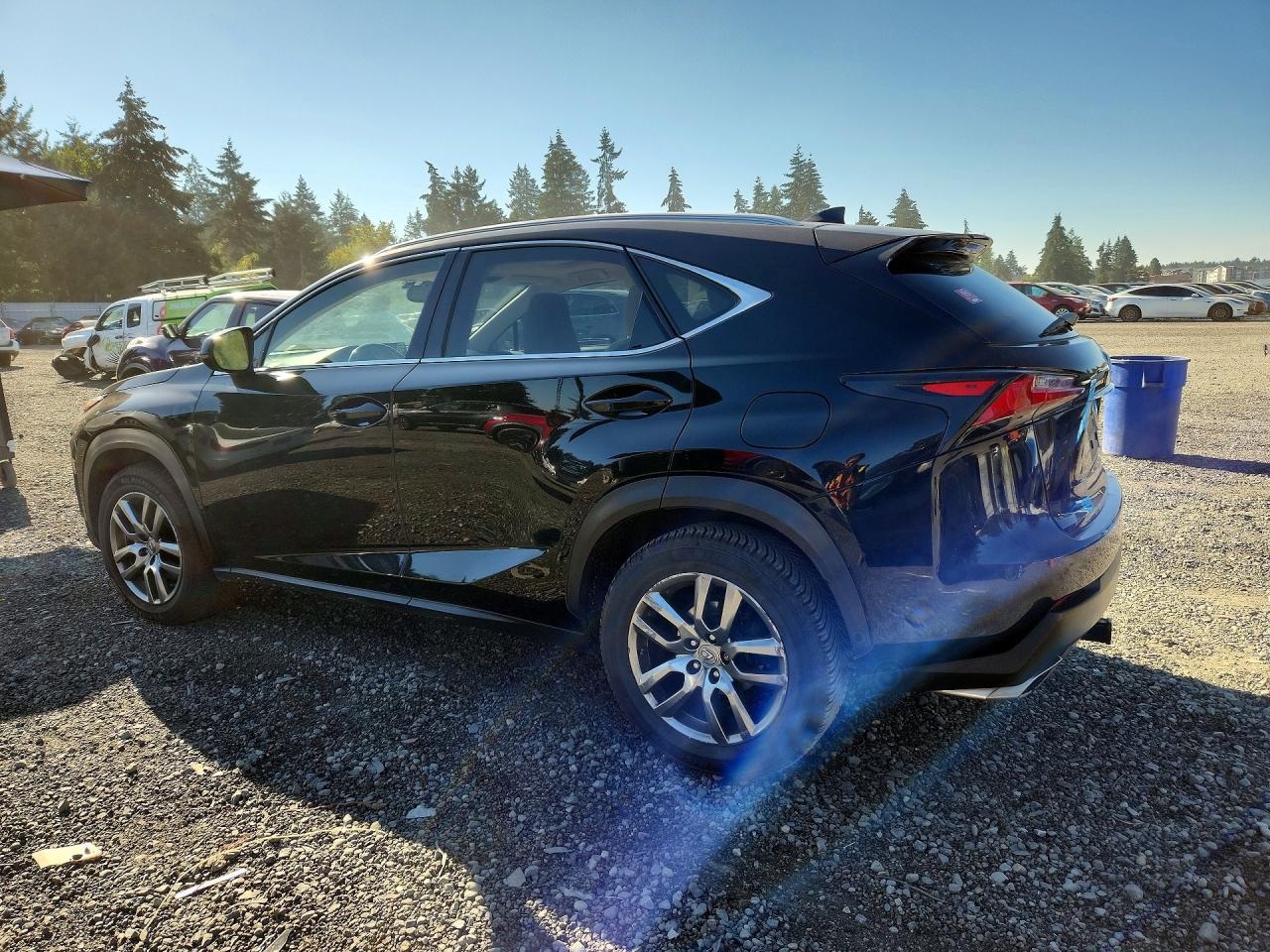 2015 Lexus Nx 200t Black vin: JTJBARBZ9F2021946