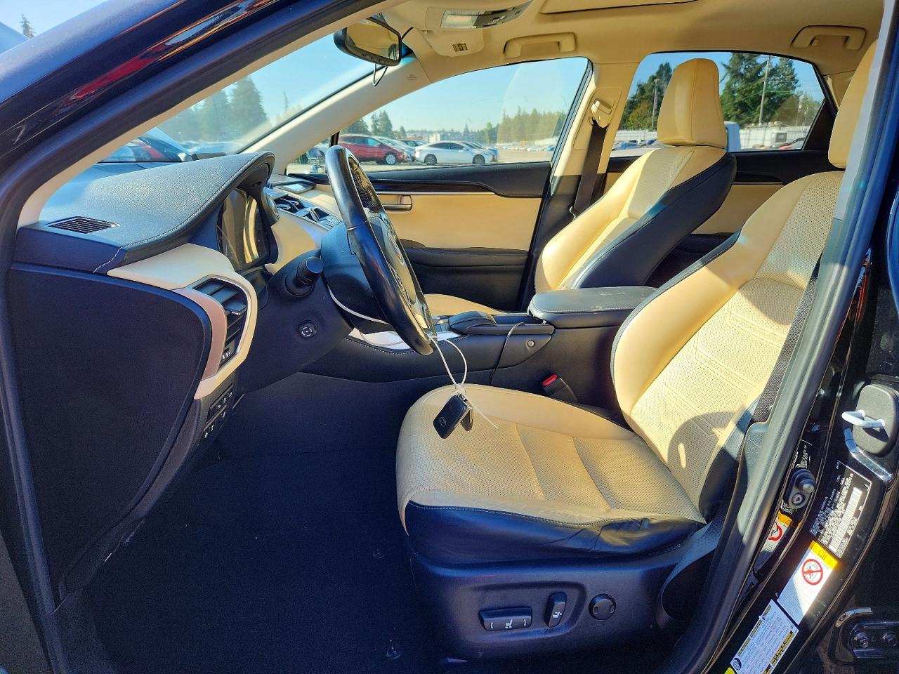 2015 Lexus Nx 200t Black vin: JTJBARBZ9F2021946