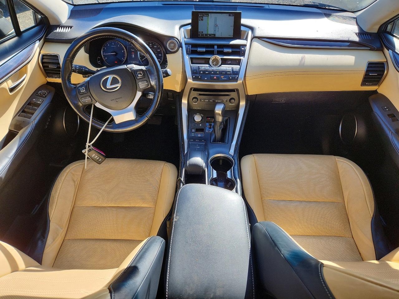 2015 Lexus Nx 200t Black vin: JTJBARBZ9F2021946