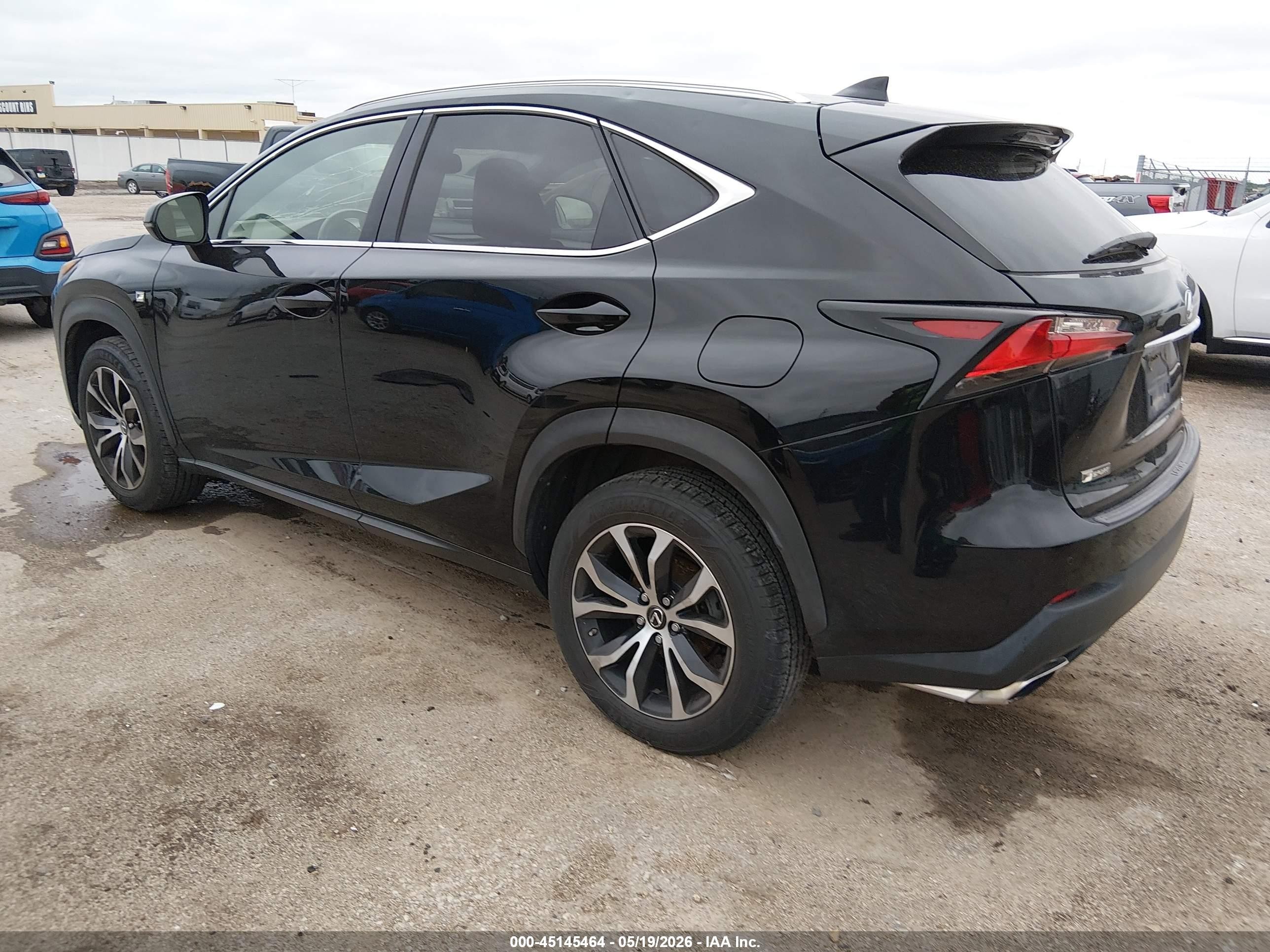 2015 Lexus Nx 200t F Sport Черный vin: JTJBARBZ9F2029111