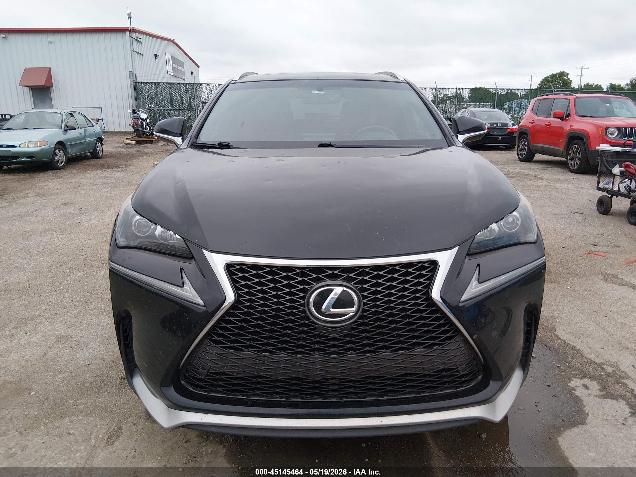 2015 Lexus Nx 200t F Sport Черный vin: JTJBARBZ9F2029111