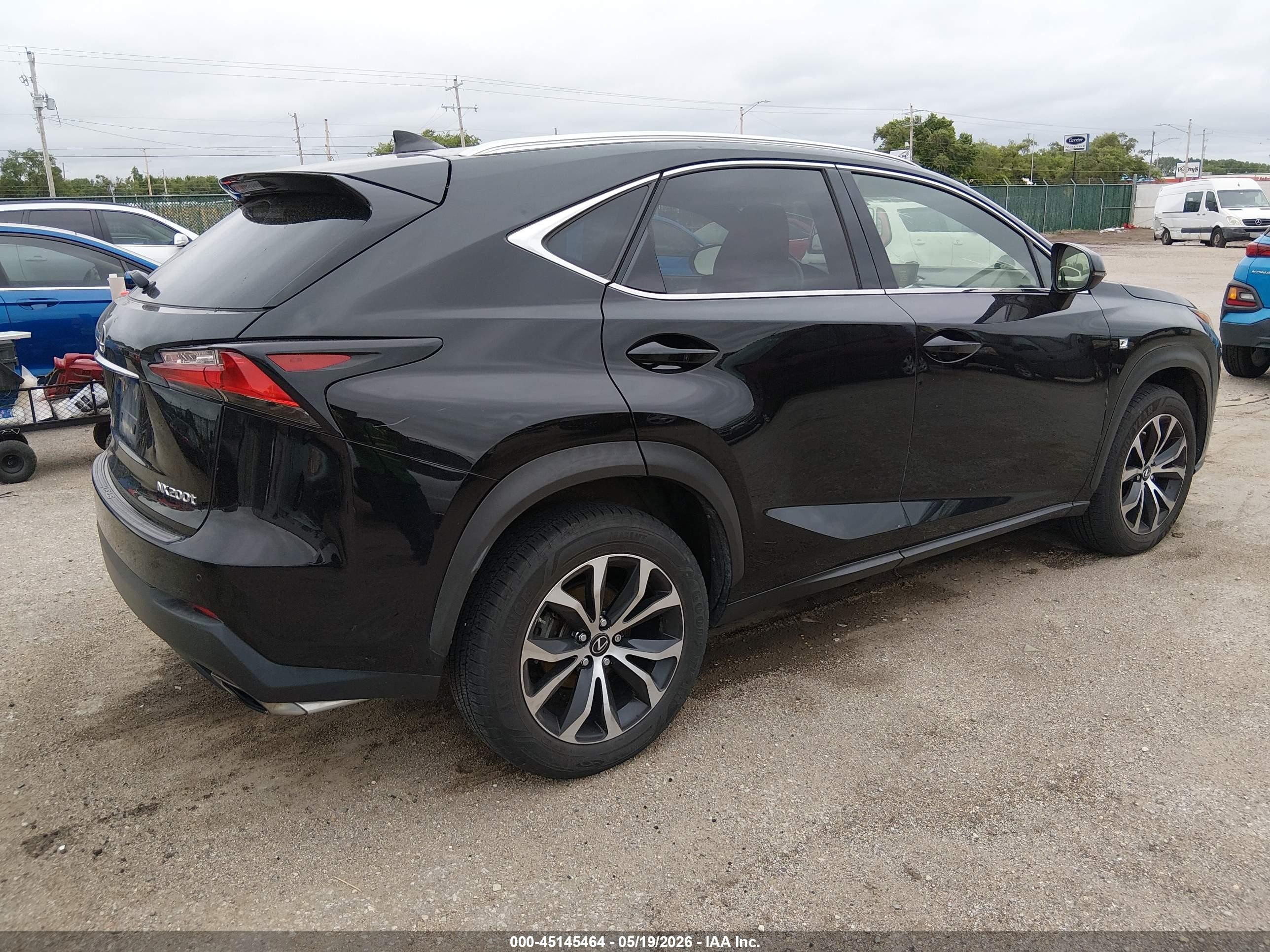 2015 Lexus Nx 200t F Sport Черный vin: JTJBARBZ9F2029111