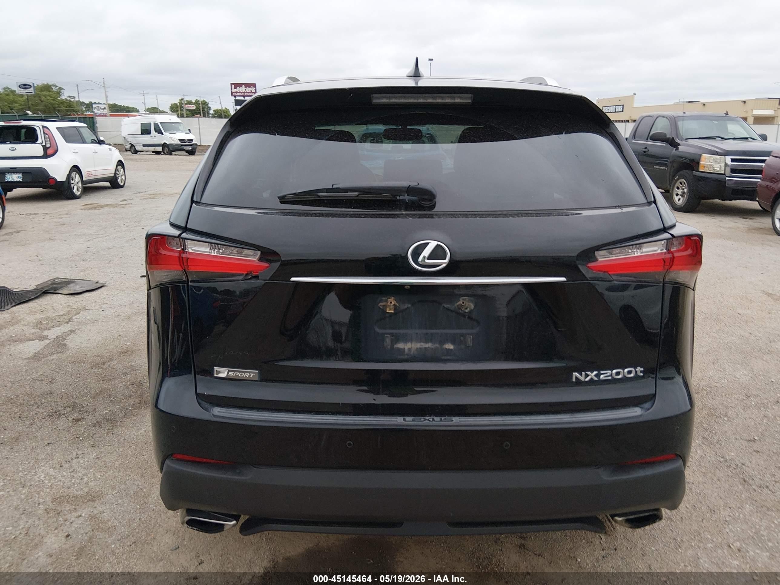 2015 Lexus Nx 200t F Sport Черный vin: JTJBARBZ9F2029111