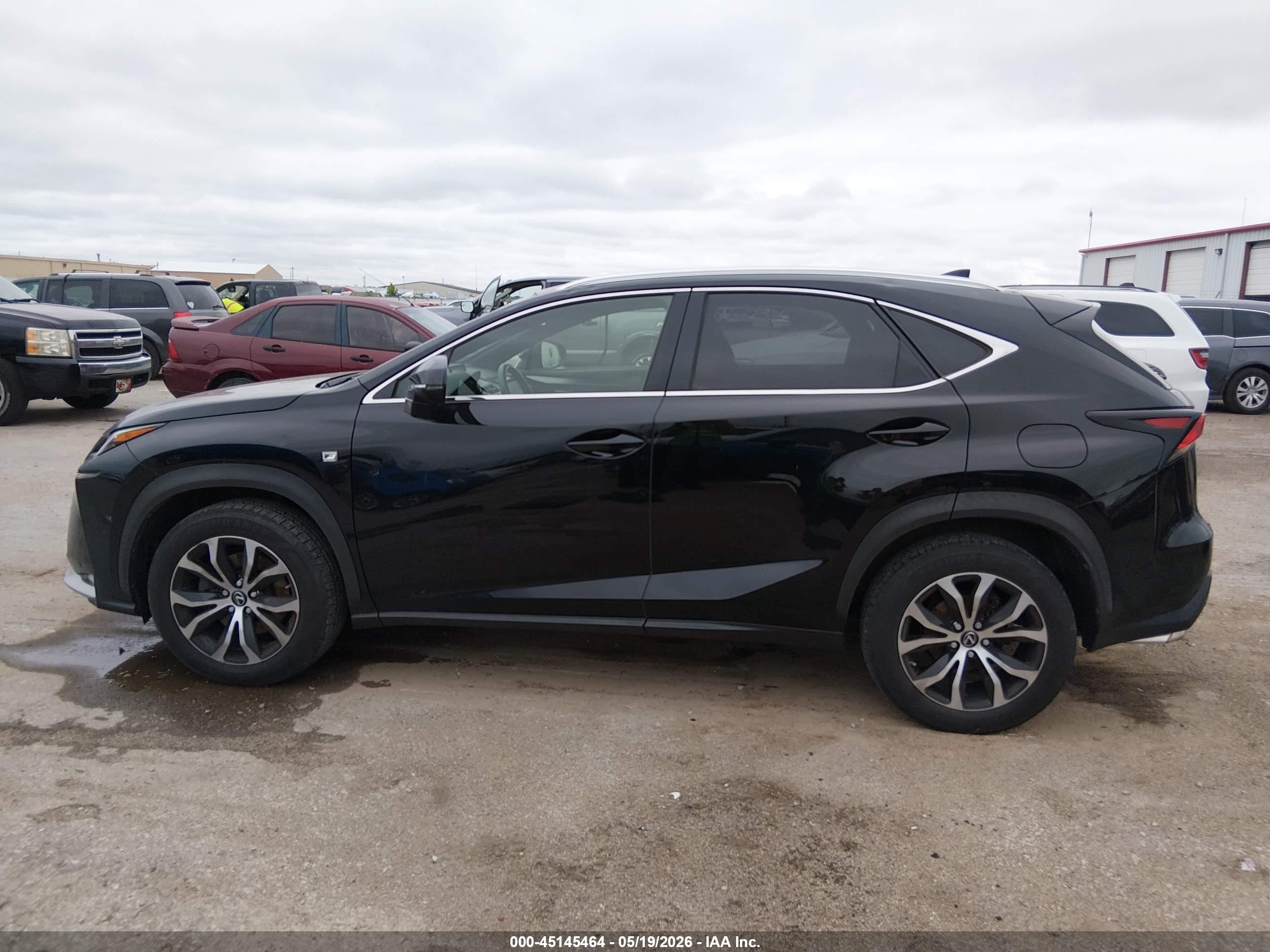 2015 Lexus Nx 200t F Sport Черный vin: JTJBARBZ9F2029111