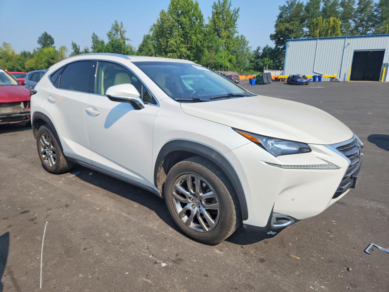 2015 Lexus Nx 200t Белый vin: JTJBARBZ9F2031408