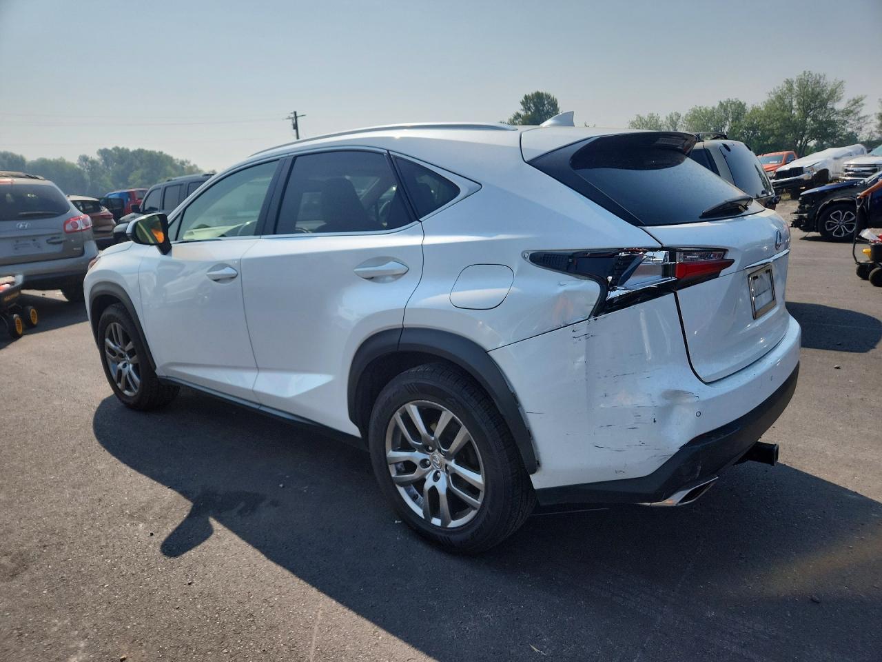 2015 Lexus Nx 200t Белый vin: JTJBARBZ9F2031408