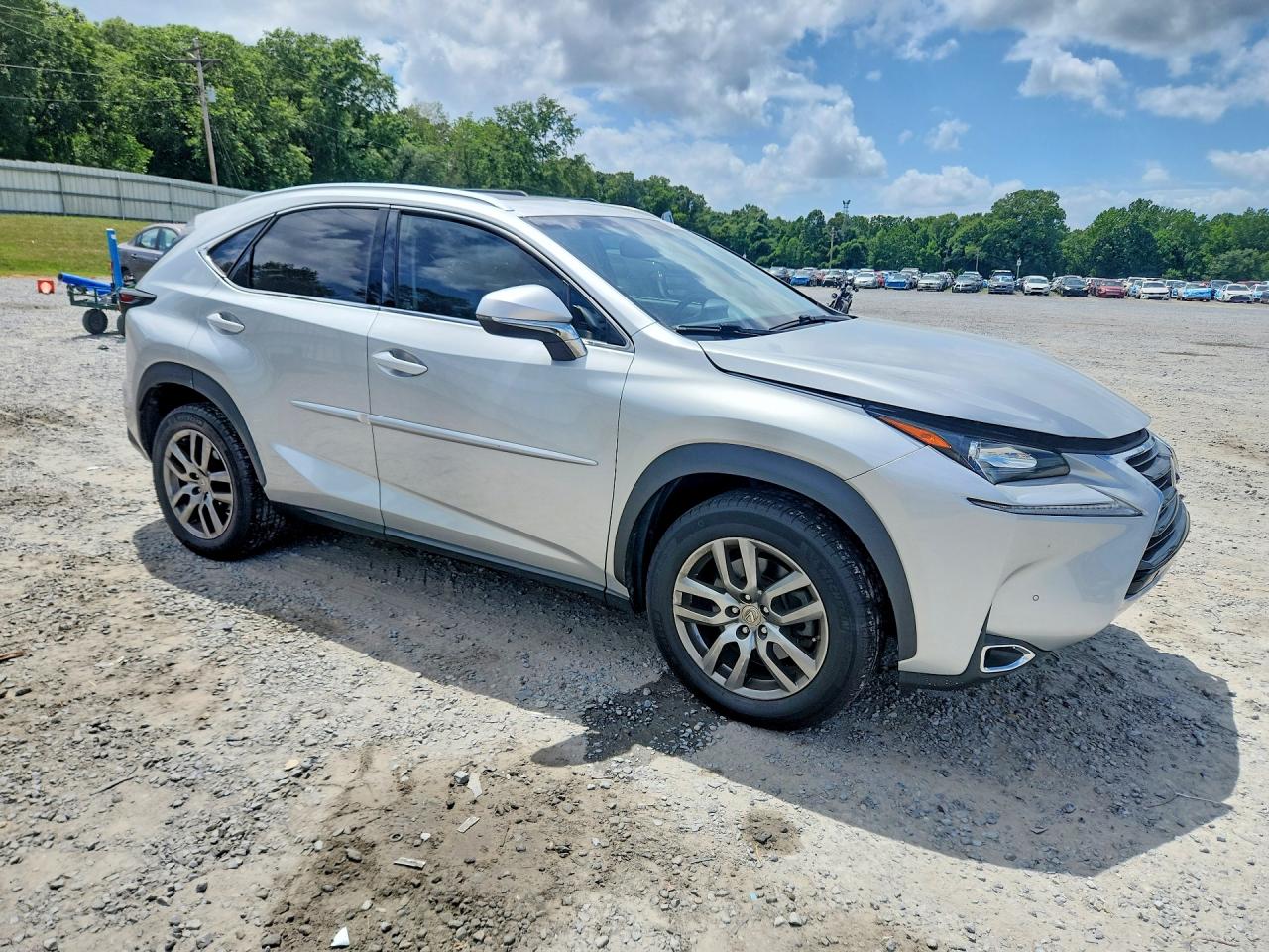 2015 Lexus Nx 200t Silver vin: JTJBARBZ9F2035605