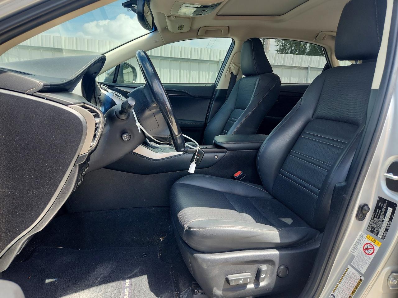 2015 Lexus Nx 200t Silver vin: JTJBARBZ9F2035605