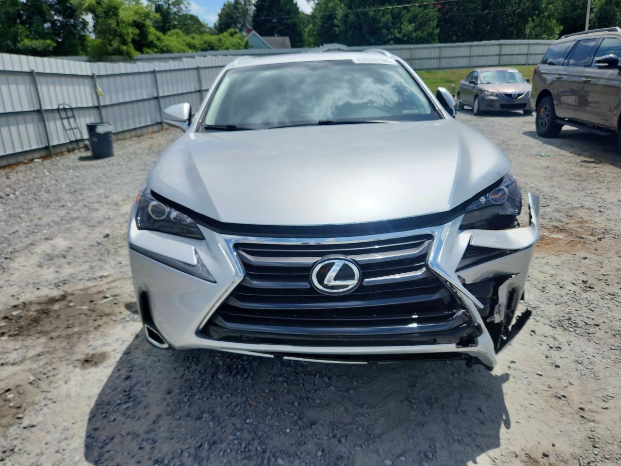 2015 Lexus Nx 200t Silver vin: JTJBARBZ9F2035605