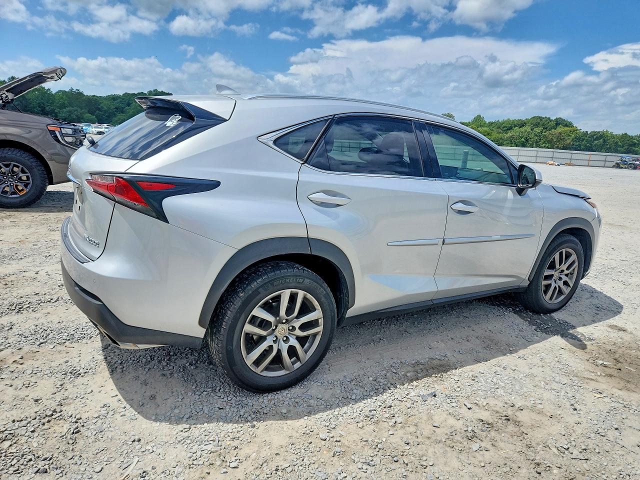2015 Lexus Nx 200t Silver vin: JTJBARBZ9F2035605