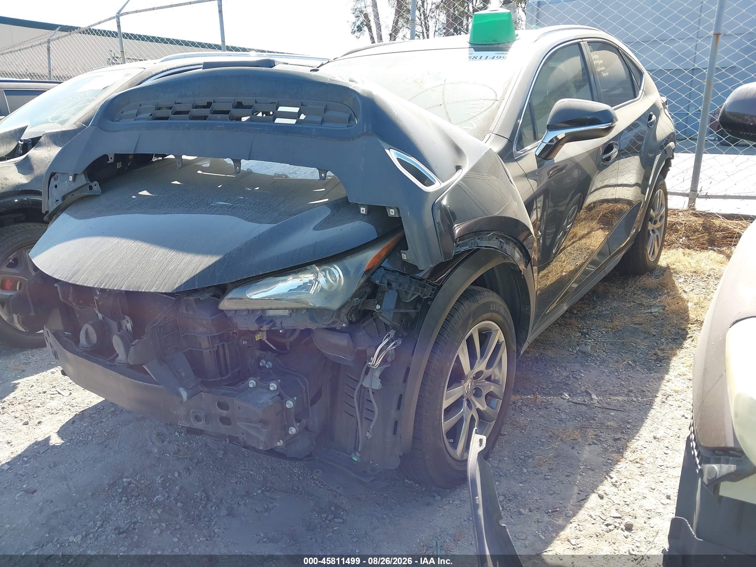 2015 Lexus Nx 200t   Черный vin: JTJBARBZ9F2041257