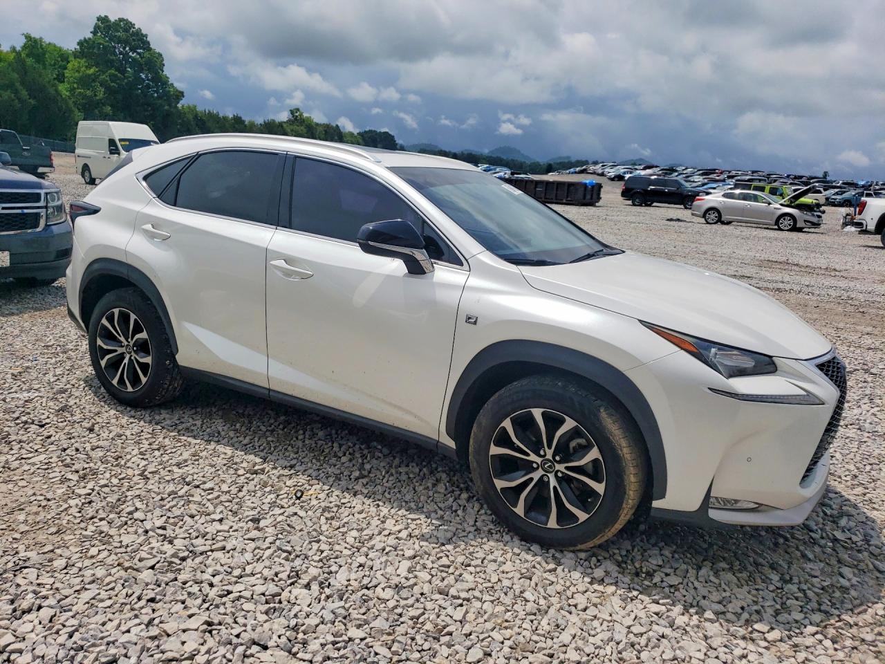 2015 Lexus Nx 200t White vin: JTJBARBZXF2018103