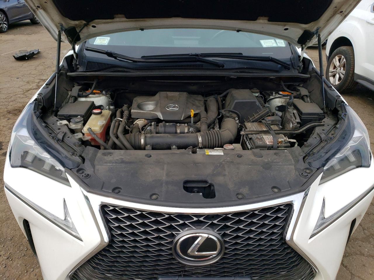 2015 Lexus Nx 200t White vin: JTJBARBZXF2026766