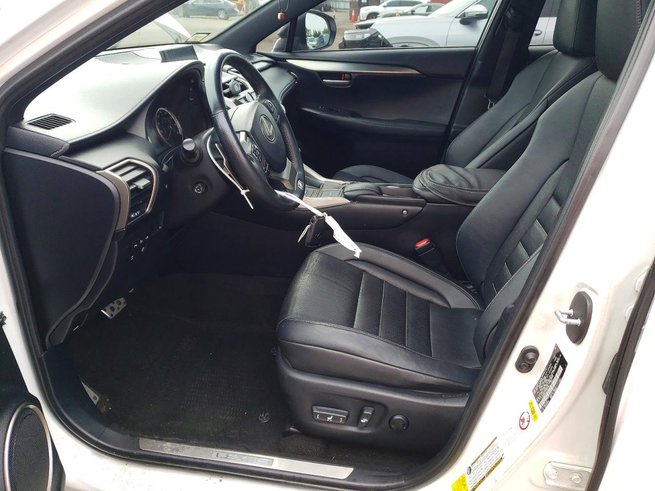 2015 Lexus Nx 200t White vin: JTJBARBZXF2026766