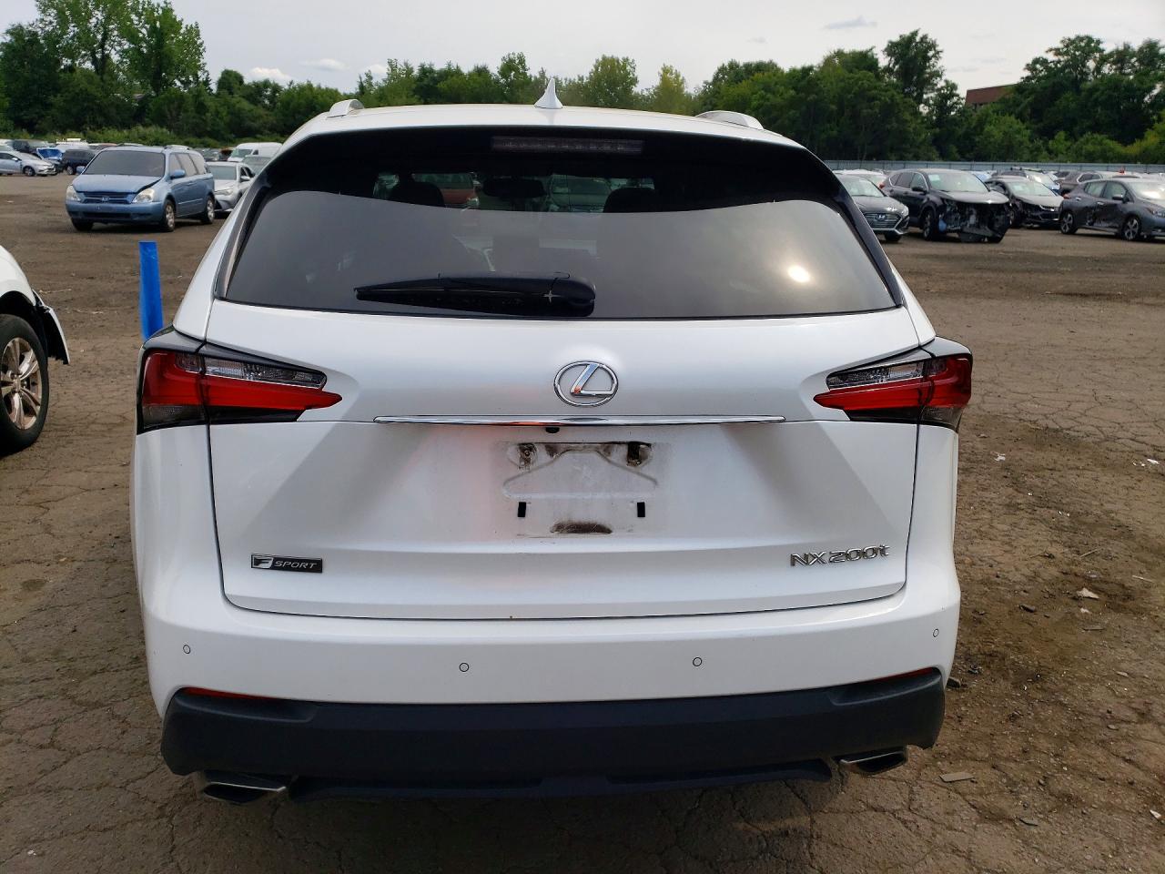 2015 Lexus Nx 200t White vin: JTJBARBZXF2026766