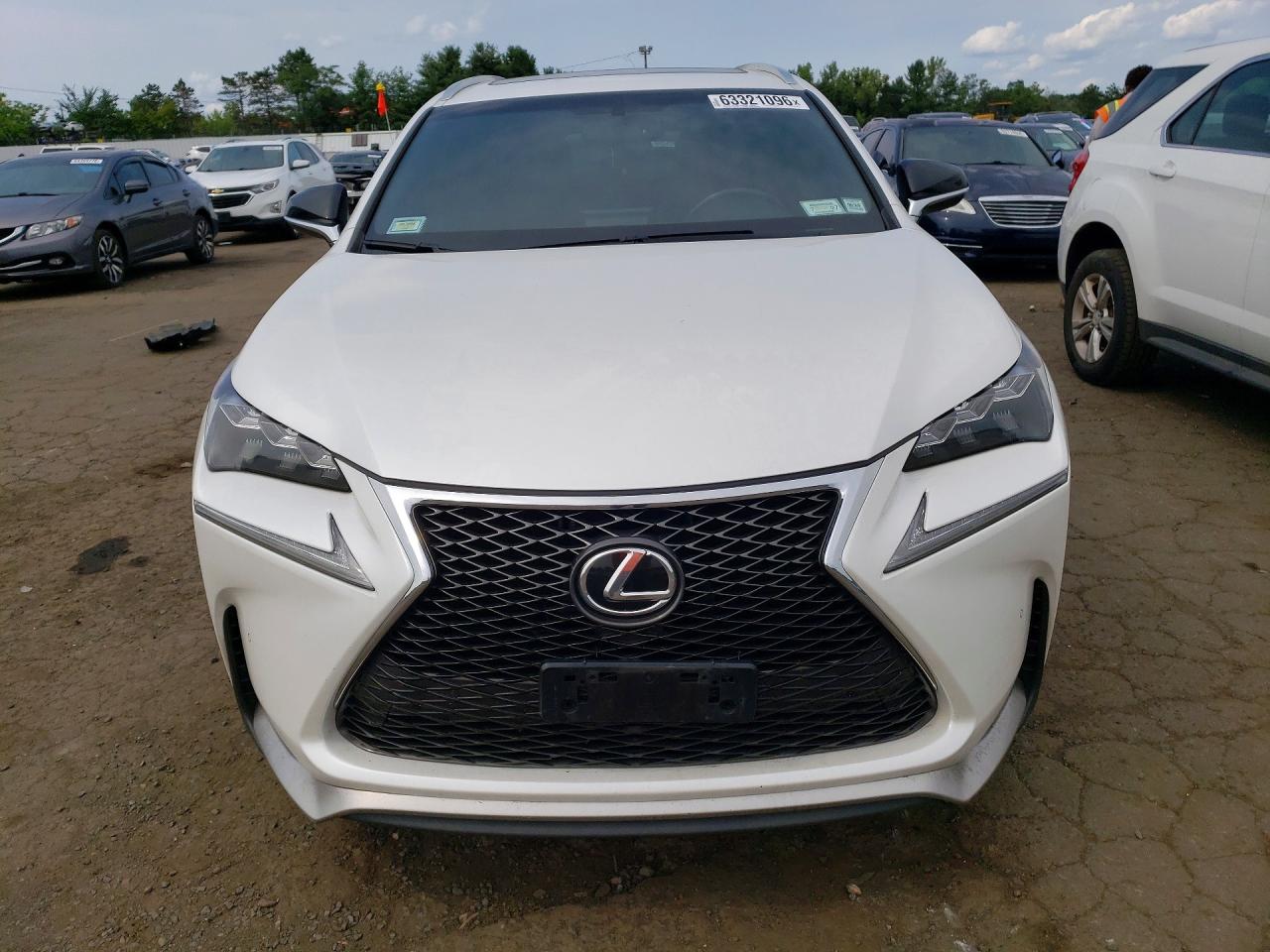 2015 Lexus Nx 200t White vin: JTJBARBZXF2026766